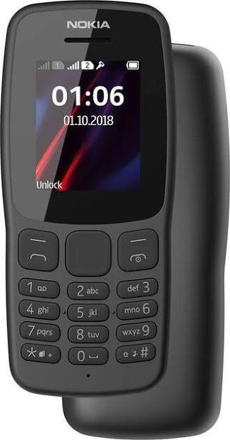 گوشی ساده نوکیا مدل Nokia 106 | (با کد انتقال مالکیت) (گارانتی شرکتی) - ویتنام - black-مشکی