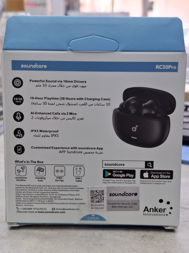 هندزفری بلوتوثی انکر مدل Anker RC50 Pro | صدای قدرتمند