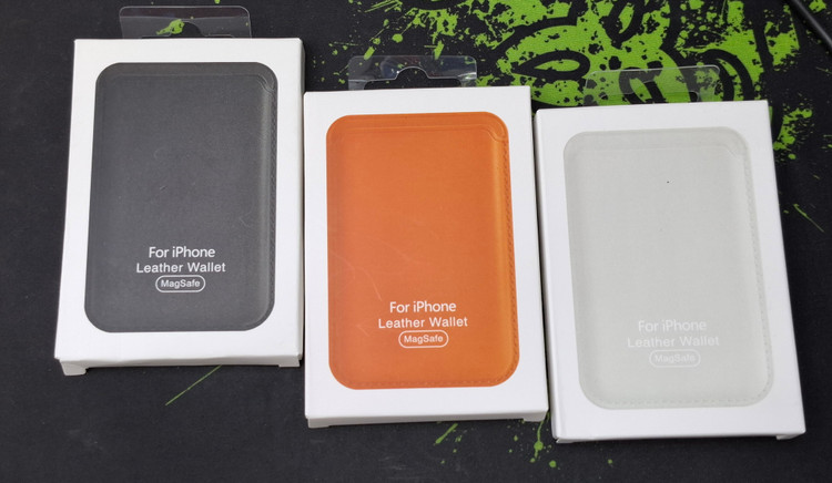 جا کارتی موبایل مدل Leather Wallet MagSafe