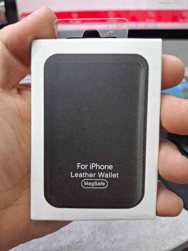 جا کارتی موبایل مدل Leather Wallet MagSafe