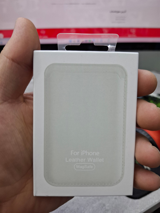 جا کارتی موبایل مدل Leather Wallet MagSafe