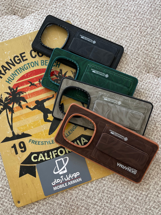 Leather-style phone case with card holder for Xiaomi Note 14 Pro, Note 14 Pro Plus, and Poco X7