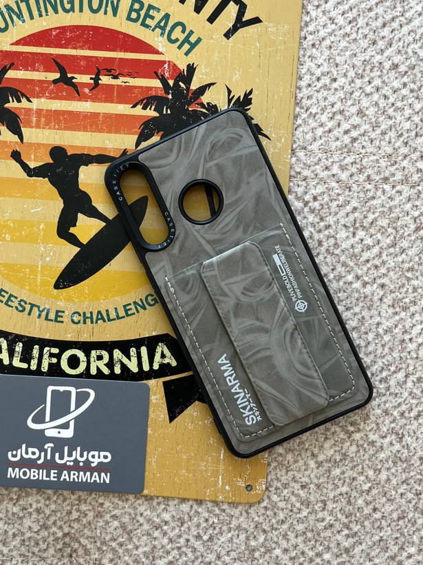 قاب گوشی هواوی P30 lite طرح چرم جاکارتی دار