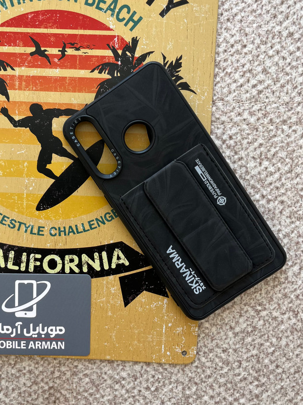 قاب گوشی هواوی P30 lite طرح چرم جاکارتی دار