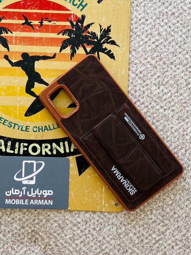 قاب گوشی سامسونگ A51 طرح چرم جاکارتی دار