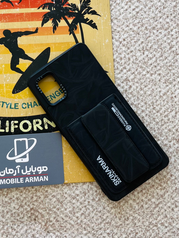 قاب گوشی سامسونگ A51 طرح چرم جاکارتی دار
