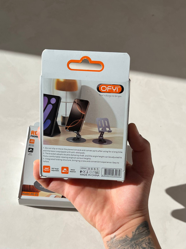 پایه نگهدارنده گوشی موبایل و تبلت برند او فی مدل HD-05